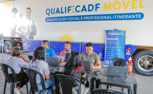 DF tem 1.266 vagas abertas no QualificaDF Móvel