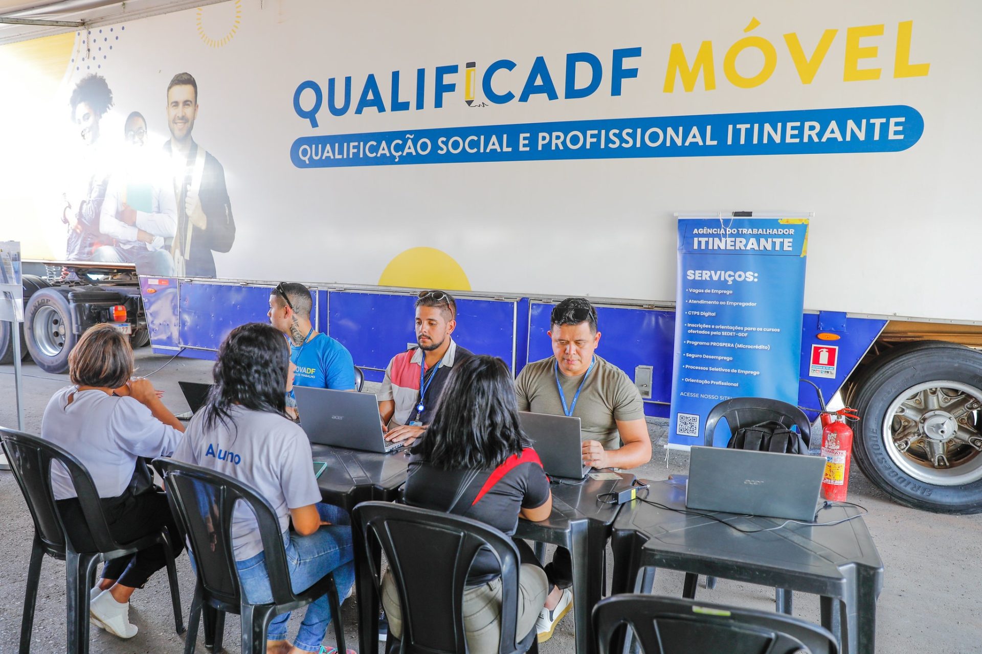 DF tem 1.266 vagas abertas no QualificaDF Móvel