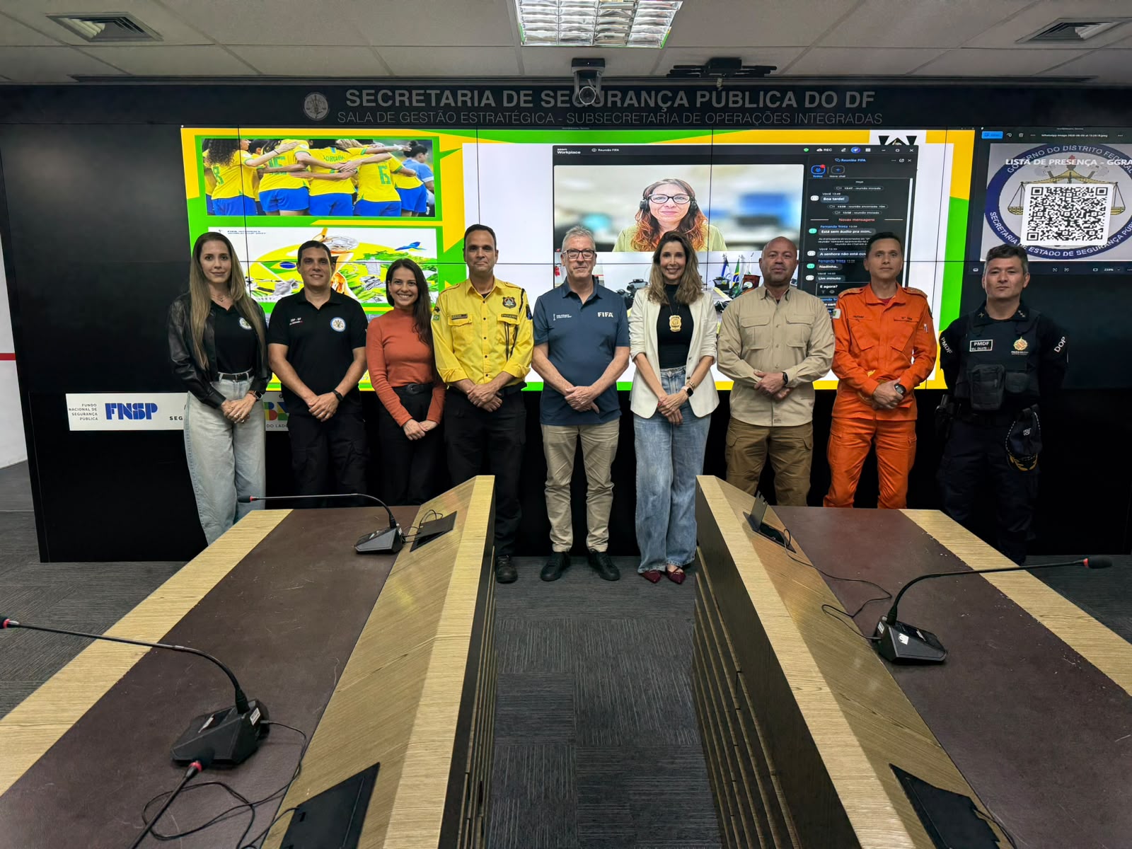 GDF e Fifa fazem visitas técnicas para jogos da Copa Feminina em Brasília