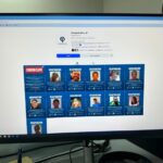 Tela de computador mostra o perfil oficial de pessoas desaparecidas no DF