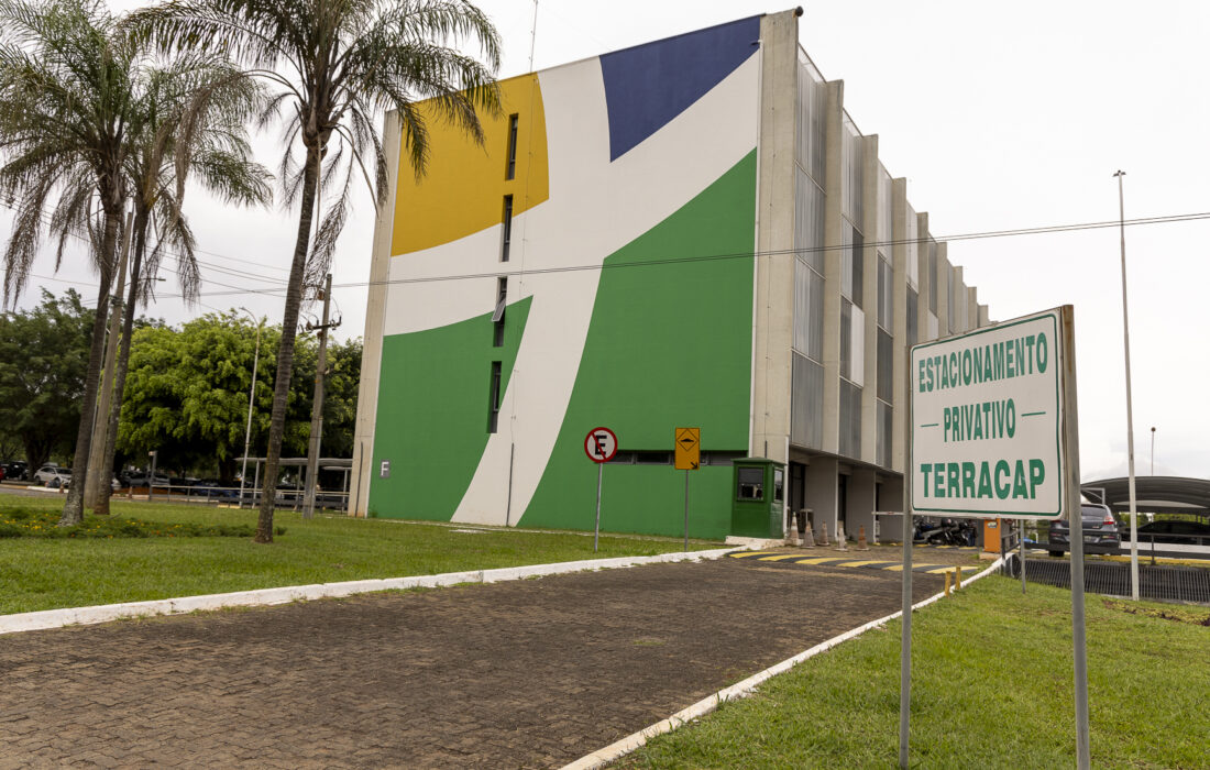 Fachada da sede da Terracap no Distrito Federal
